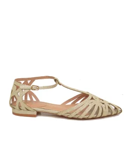 Ballerine con Borchiette Eleganti a Punta SlingBack CAFFéNero Laminato