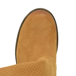 Biker Boots Stivali in Pelle Marroni Traforata Made in Italy