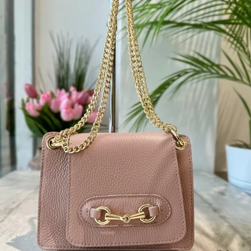Borsettina Pochette Cipria Mini Tracolla Catena