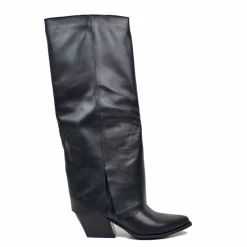 Elegant High Boots with Gaiter Cone Heel 7 cm comfortable heel
