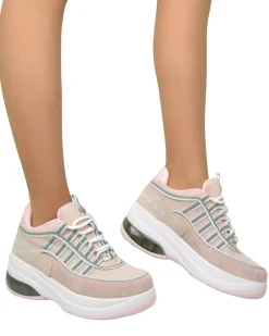 Fornarina Bubble Laced Platform Wedge – UP PINK, Original 90s Style
