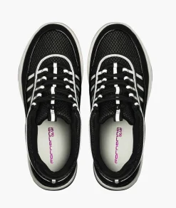 Fornarina Bubble Platform Sneakers with Laces – UP BLACK, 90s Style
