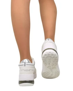 Fornarina Bubble Platform Sneakers with Laces – UP WHITE, 90s Style