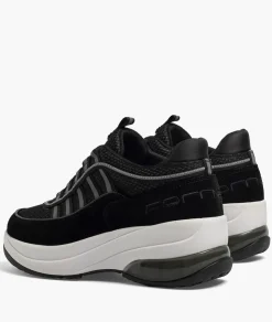 Fornarina Bubble Platform Sneakers with Laces – UP BLACK, 90s Style