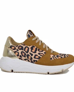 Leopard Print Wedge Sneakers – Spring/Summer Collection – DIVINE FOLLI