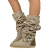 Native American Moccasin Boots Boho with Studs Made in Italy