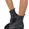 Perforated Summer Combat Boots – Genuine Leather, Suede Toe, Light Lug