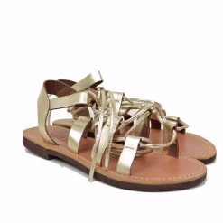 Salento Sandals Slave Gladiator Platinum Insole by Kikkiline