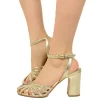 Sandali Donna a Ragnetto color Argento Made in Italy