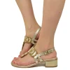 Sandali Donna Argento in Pelle Scamosciata con Strass Made in Italy