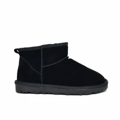 Stivaletti con Pelo Ultra Mini in Pelle Scamosciata Imbottiti in 100%