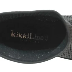 Stivaletti Donna Traforati in Pelle Neri Made in Italy