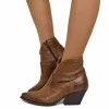 Stivaletti Texani Donna Estivi in Pelle Neri Made in Italy