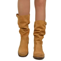 Stivali Biker Basic Boots MADE IN ITALY in Pelle Cuoio