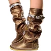 Stivali Indianini Donna Bronzo e Pitone Made in Italy